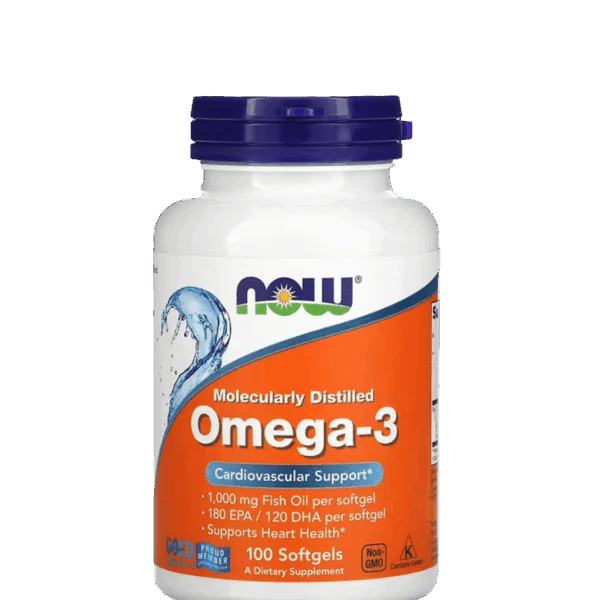 NOW Omega-3 zivju eļļa