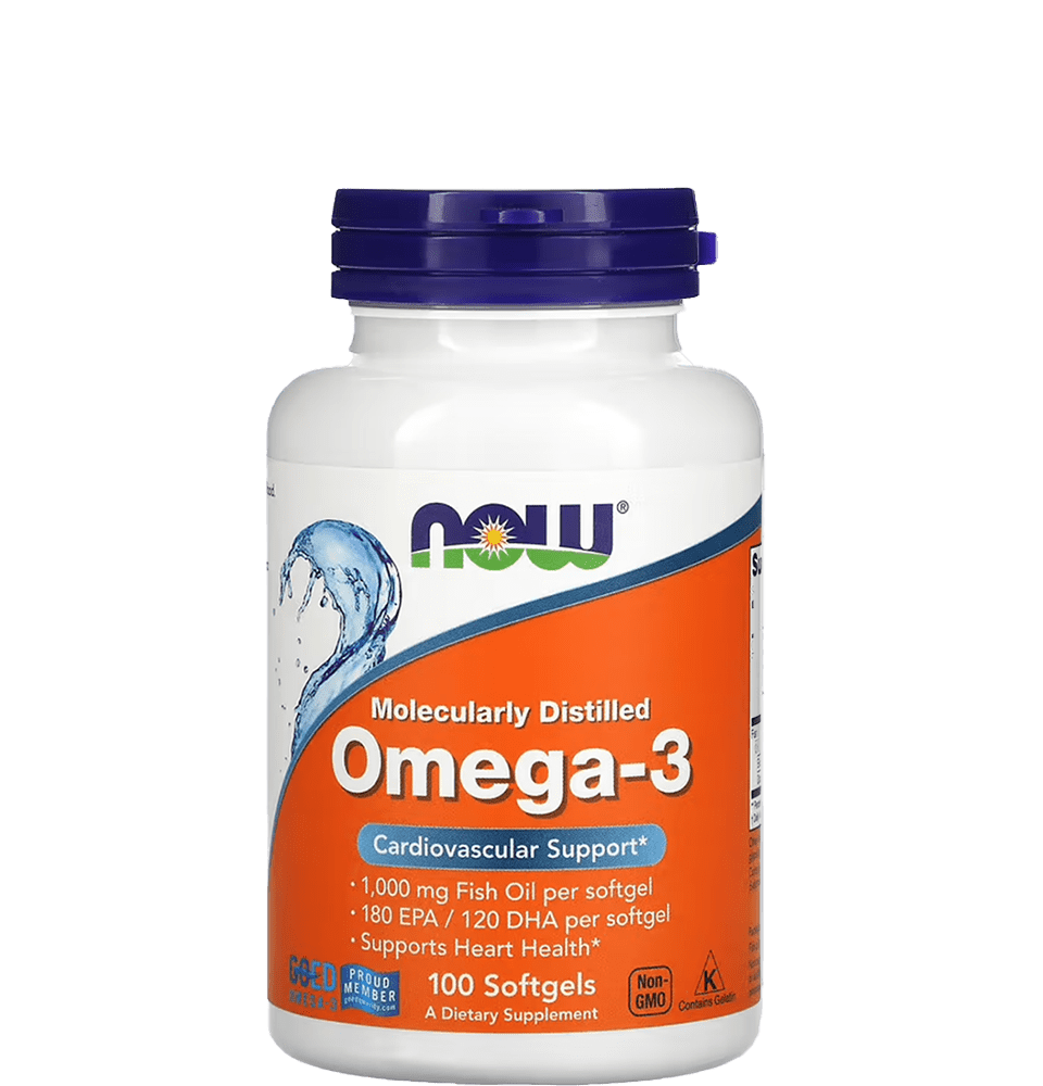 NOW Omega-3 zivju eļļa